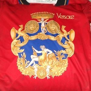 Versace v-neck collar